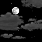 Monday Night: Partly cloudy, with a low around 65. Southwest wind around 6 mph. Monday Night: Partly Cloudy